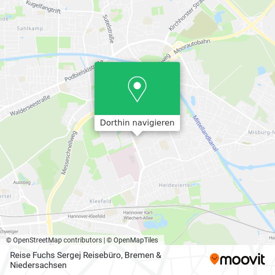 Reise Fuchs Sergej Reisebüro Karte