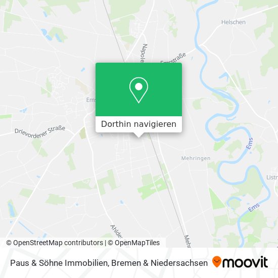 Paus & Söhne Immobilien Karte