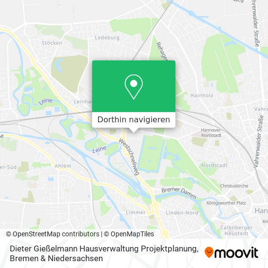 Dieter Gießelmann Hausverwaltung Projektplanung Karte