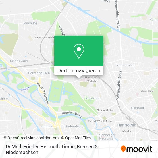 Dr.Med. Frieder-Hellmuth Timpe Karte