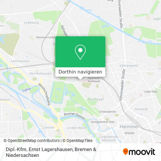 Dipl.-Kfm. Ernst Lagershausen Karte