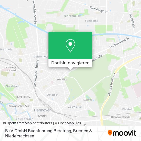 B+V GmbH Buchführung Beratung Karte