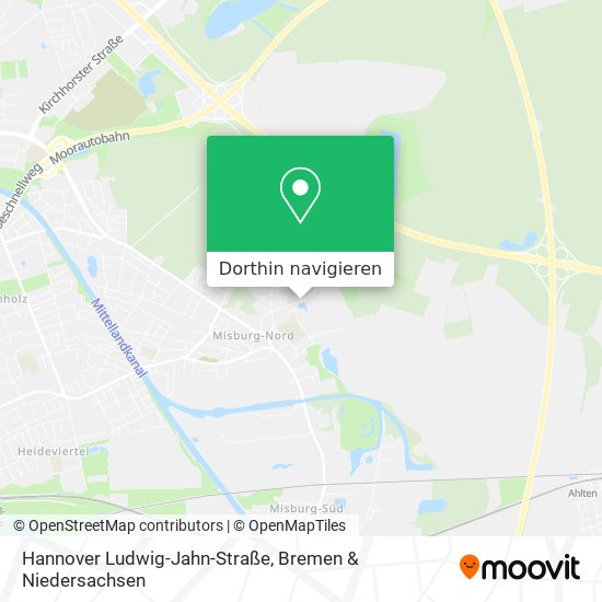 Hannover Ludwig-Jahn-Straße Karte