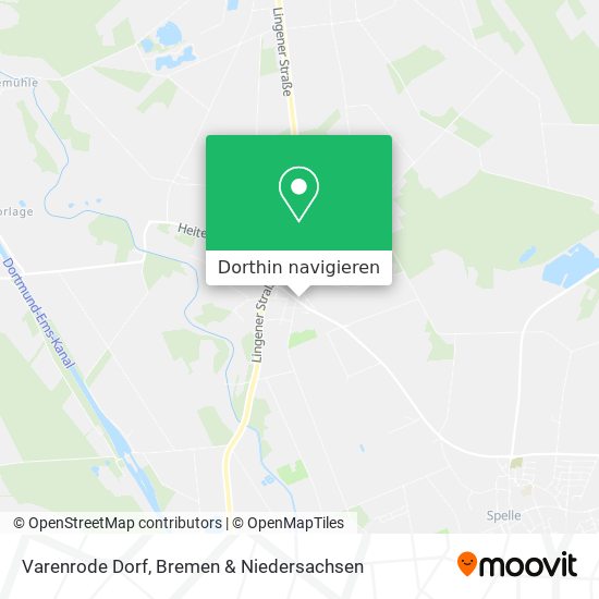 Varenrode Dorf Karte