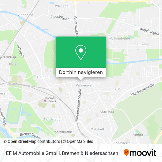 EF M Automobile GmbH Karte
