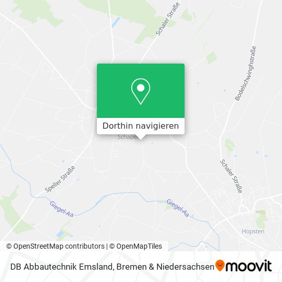 DB Abbautechnik Emsland Karte