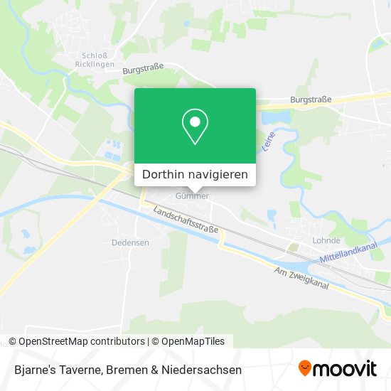 Bjarne's Taverne Karte