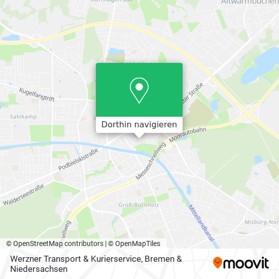 Werzner Transport & Kurierservice Karte
