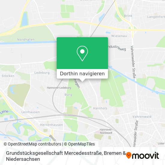 Grundstücksgesellschaft Mercedesstraße Karte