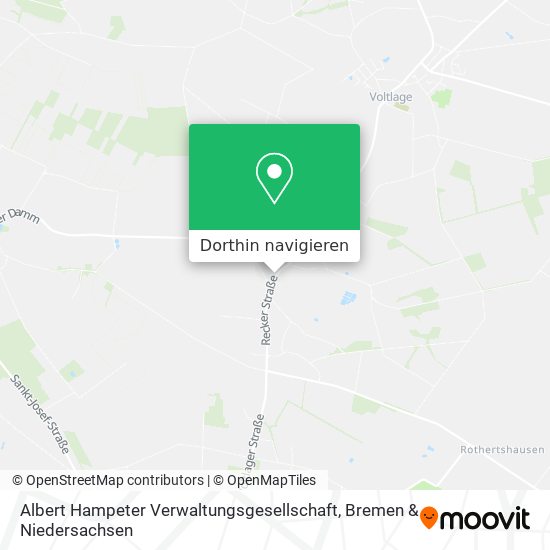 Albert Hampeter Verwaltungsgesellschaft Karte