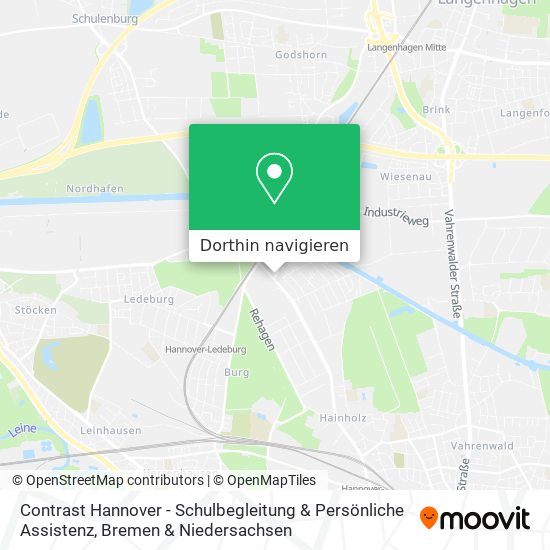 Contrast Hannover - Schulbegleitung & Persönliche Assistenz Karte