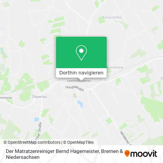 Der Matratzenreiniger Bernd Hagemeister Karte