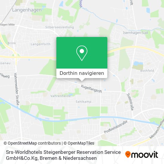 Srs-Worldhotels Steigenberger Reservation Service GmbH&Co.Kg Karte