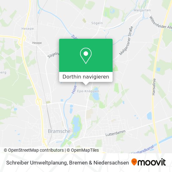 Schreiber Umweltplanung Karte