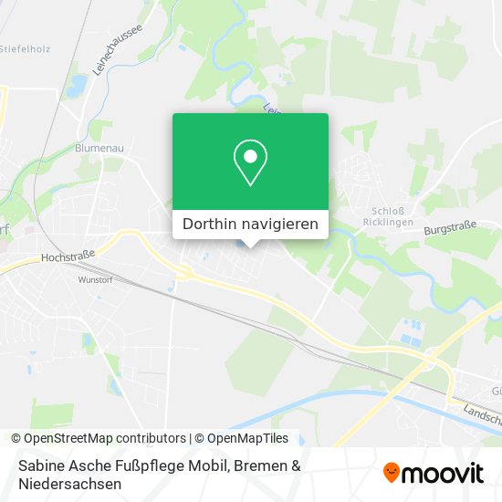 Sabine Asche Fußpflege Mobil Karte