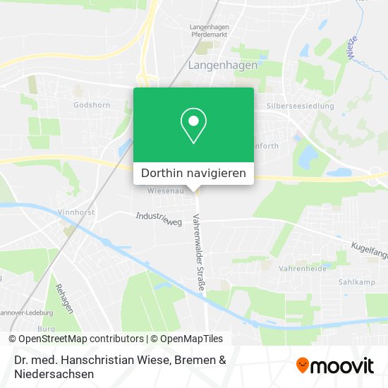 Dr. med. Hanschristian Wiese Karte