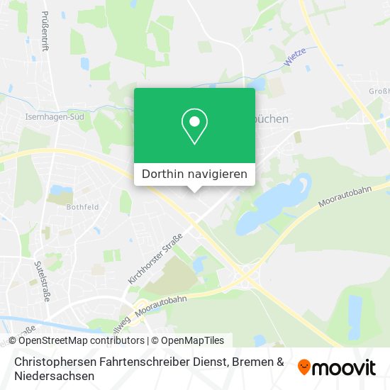 Christophersen Fahrtenschreiber Dienst Karte