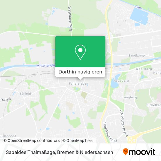 Sabaidee Thaimaßage Karte