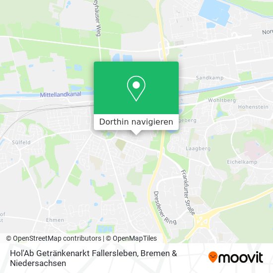 Hol'Ab Getränkenarkt Fallersleben Karte