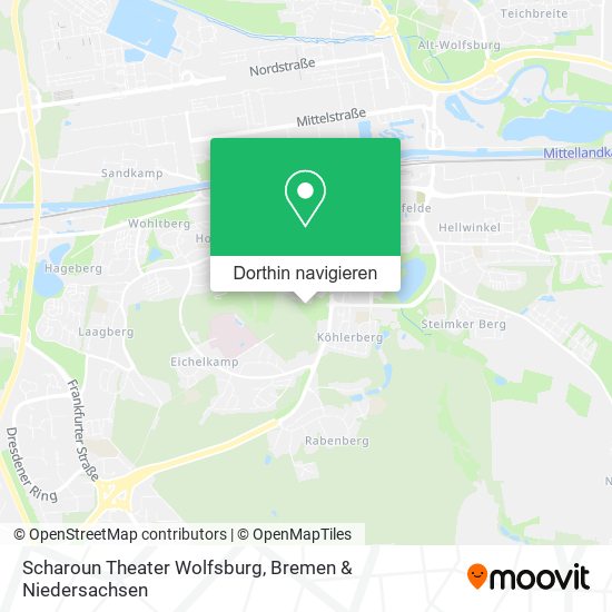 Scharoun Theater Wolfsburg Karte