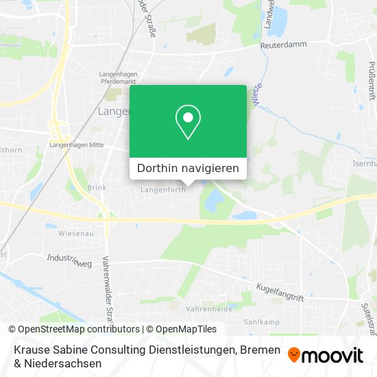 Krause Sabine Consulting Dienstleistungen Karte