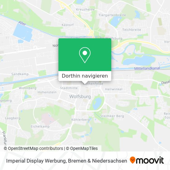 Imperial Display Werbung Karte