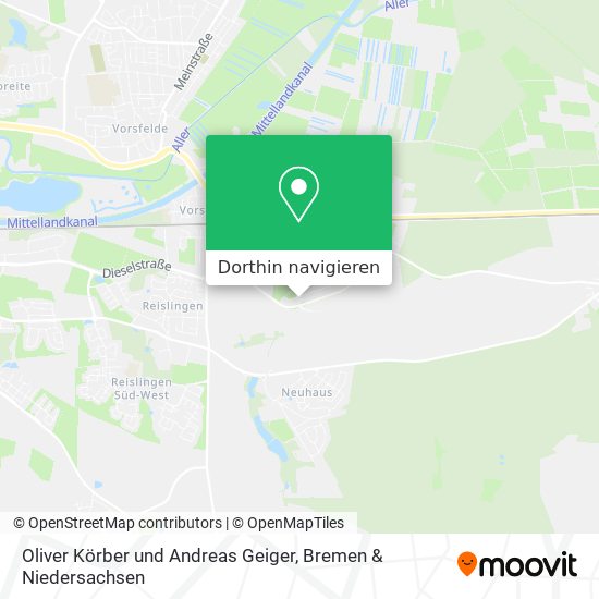 Oliver Körber und Andreas Geiger Karte