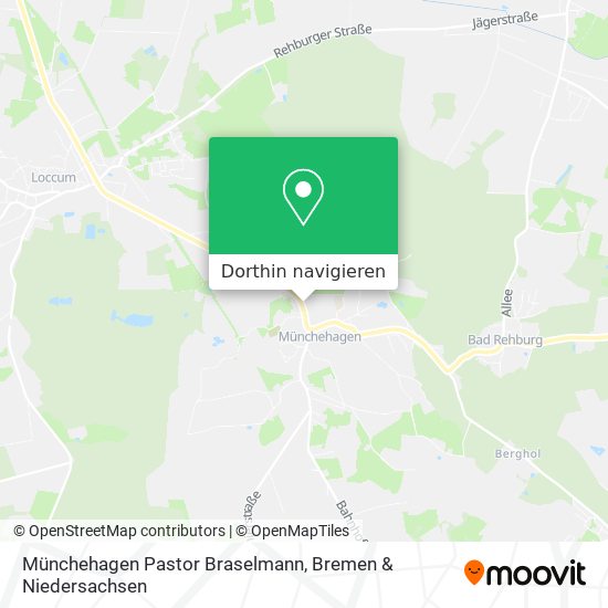 Münchehagen Pastor Braselmann Karte