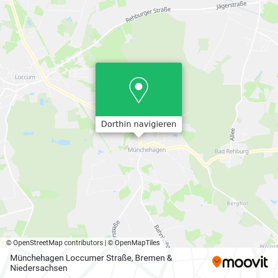 Münchehagen Loccumer Straße Karte