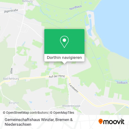 Gemeinschaftshaus Winzlar Karte