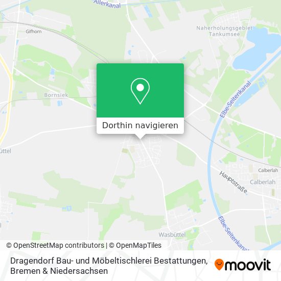Dragendorf Bau- und Möbeltischlerei Bestattungen Karte