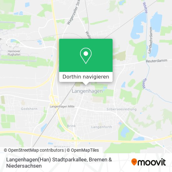 Langenhagen(Han) Stadtparkallee Karte