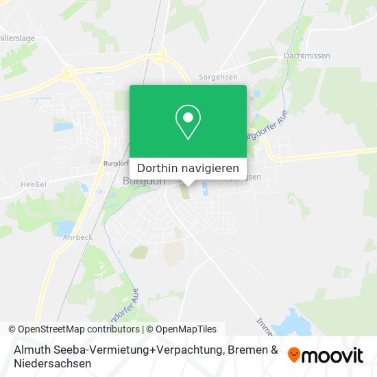 Almuth Seeba-Vermietung+Verpachtung Karte