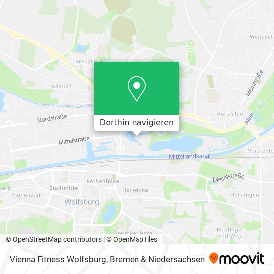 Vienna Fitness Wolfsburg Karte