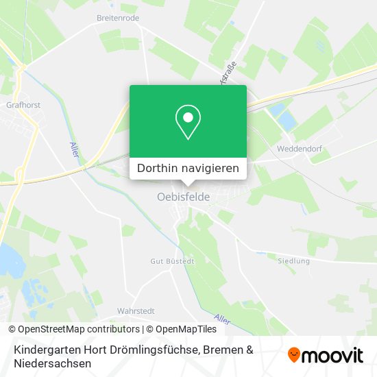 Kindergarten Hort Drömlingsfüchse Karte