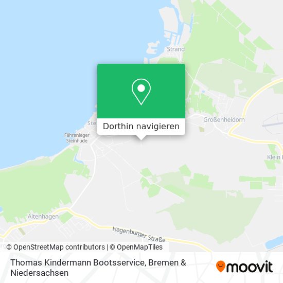 Thomas Kindermann Bootsservice Karte