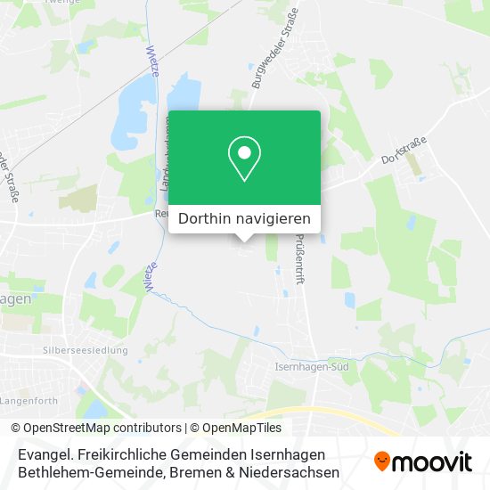 Evangel. Freikirchliche Gemeinden Isernhagen Bethlehem-Gemeinde Karte