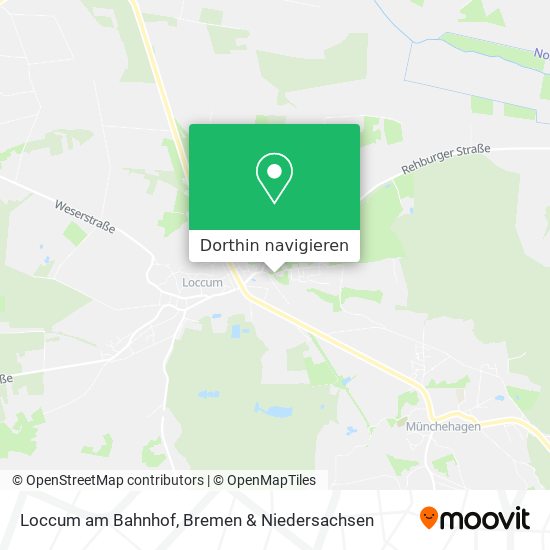 Loccum am Bahnhof Karte