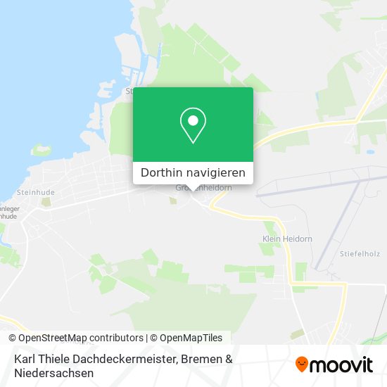 Karl Thiele Dachdeckermeister Karte