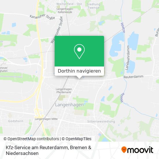 Kfz-Service am Reuterdamm Karte