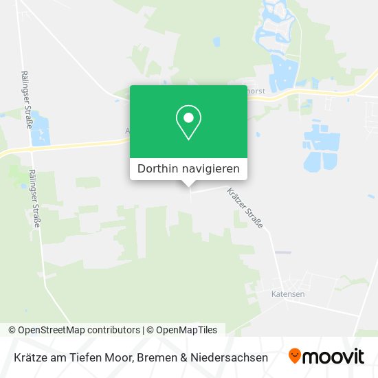 Krätze am Tiefen Moor Karte