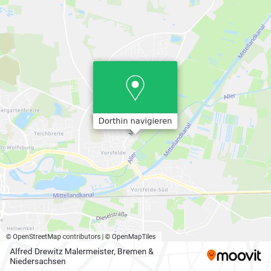 Alfred Drewitz Malermeister Karte