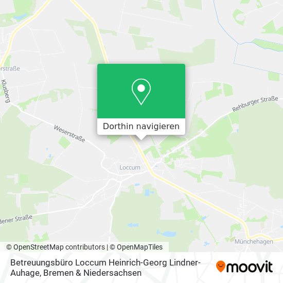 Betreuungsbüro Loccum Heinrich-Georg Lindner-Auhage Karte