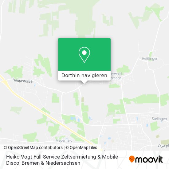 Heiko Vogt Full-Service Zeltvermietung & Mobile Disco Karte