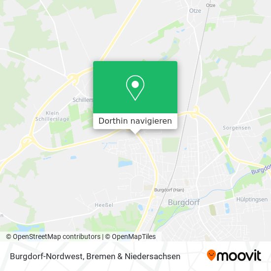 Burgdorf-Nordwest Karte