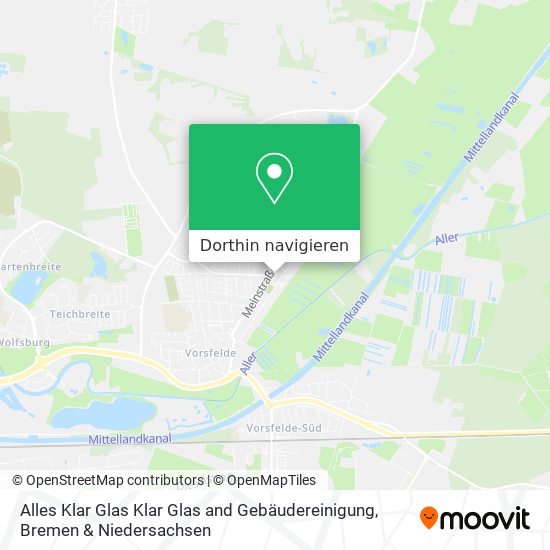 Alles Klar Glas Klar Glas and Gebäudereinigung Karte