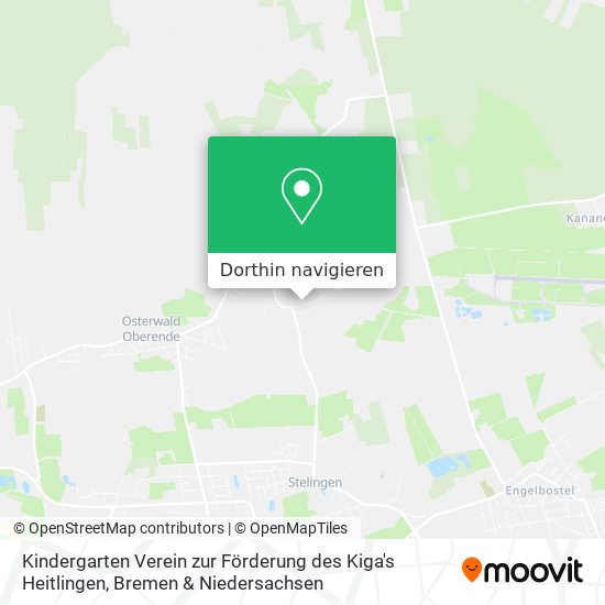 Kindergarten Verein zur Förderung des Kiga's Heitlingen Karte