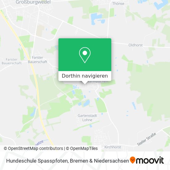 Hundeschule Spasspfoten Karte