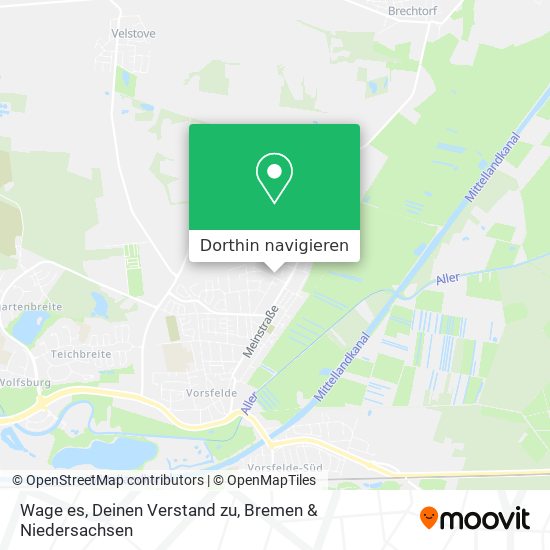 Wage es, Deinen Verstand zu Karte