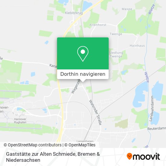 Gaststätte zur Alten Schmiede Karte